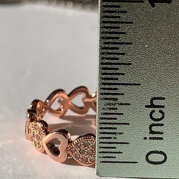 Roxi Steeling Silver Rose Gold Plated Ring - Picture 4 of 4